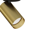 Regulowany downlight pokojowy Mono 7778 reflektorek czarny mosiądz
