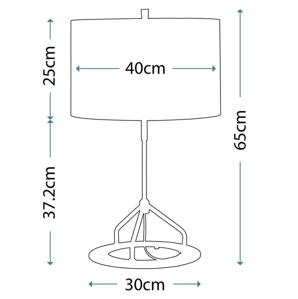 LAMPA stojąca VICENZA-TL-GPN Elstead biurkowa LAMPKA metalowa stołowa szara polerowany nikiel srebrna