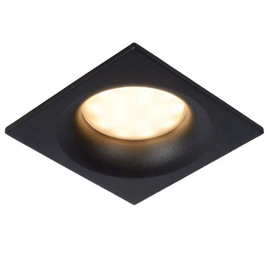 Łazienkowy wpust sufitowy Ziva 09924/01/30 kwadratowa lampa czarna