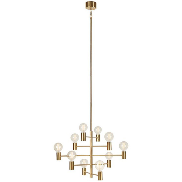 Loftowa LAMPA wisząca PARIS 108117 Markslojd metalowa OPRAWA zwis oprawki na żarówki mosiądz