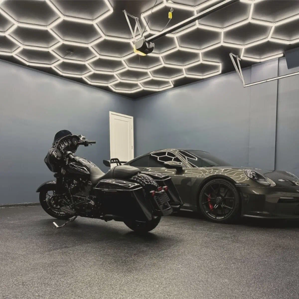 Liniowa lampa sufitowa Hexagon HEX-297X412-WW LED 331W 3000K IP54 biały