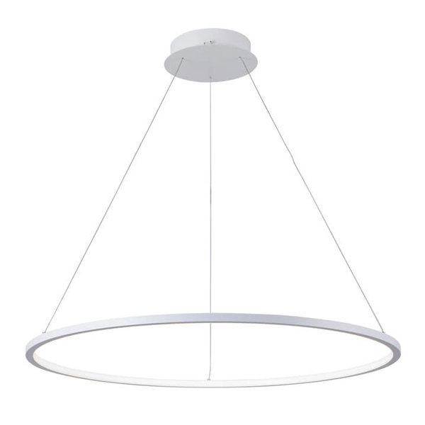 Salonowa lampa zwisowa Vinola PND-56135B-060RPC-WH-3KS4K-TRDIMM Italux LED 38W 3000-4000K biała