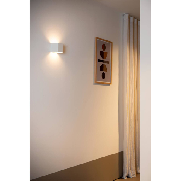 Elewacyjna lampa ścienna Vertigo 27250/06/31 kostka IP54 LED 6W 2700K biały