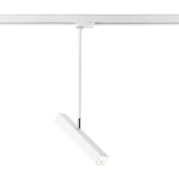 Plafon LAMPA sufitowa MITSUMA 7991 Shilo prostokątna OPRAWA metalowa do systemu szynowego biała