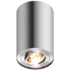 Okrągła lampa do przedpokoju sufitowy downlight aluminium