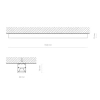 Lampa nasufitowa Cl Office Pro 10214 Nowodvorski LED 40W 4000K czarna
