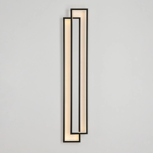 Metalowa lampa ścienna SYMMETRY ST-MD1027M LED 39W 3000K frame czarna