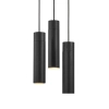 Wisząca lampa potrójna Tilo 2410473003 nad wyspę tuby czarne