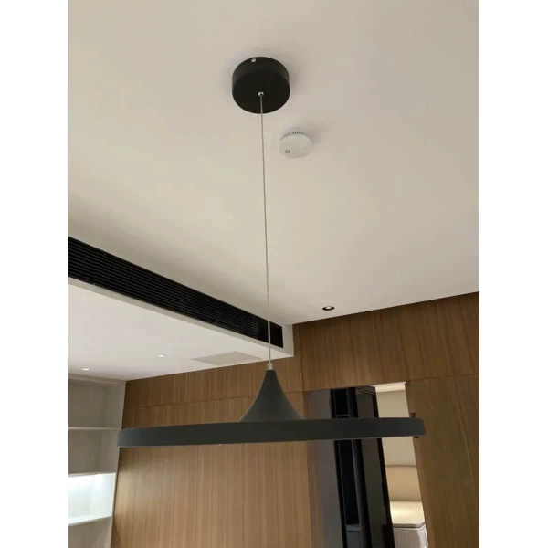 Lampa wisząca DISC CHUA-16W-NW okrągła dysk LED 16W 4000K zwis czarny