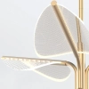 Lampa wisząca nad wyspę Floriana QN-FLORIANA-8P-L-NBR LED 54W 2893K mosiądz