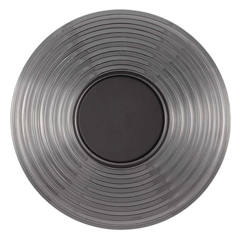 Okrągły kinkiet ścienny BERMUDEZ LE44930 LED 8W 3000K srebrny przydymiony