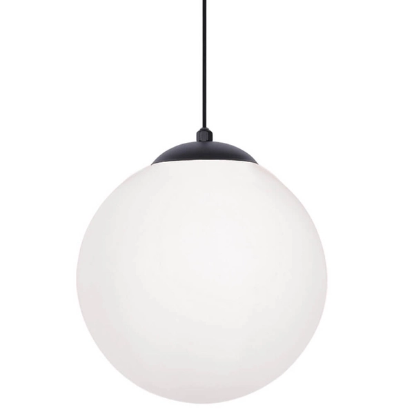 Wisząca lampa kulista Savoy K-4922 ball biała czarna