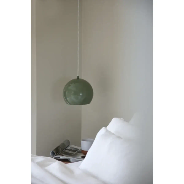 Lakierowana lampa zwisająca Pop 108991 kula do kuchni zielony