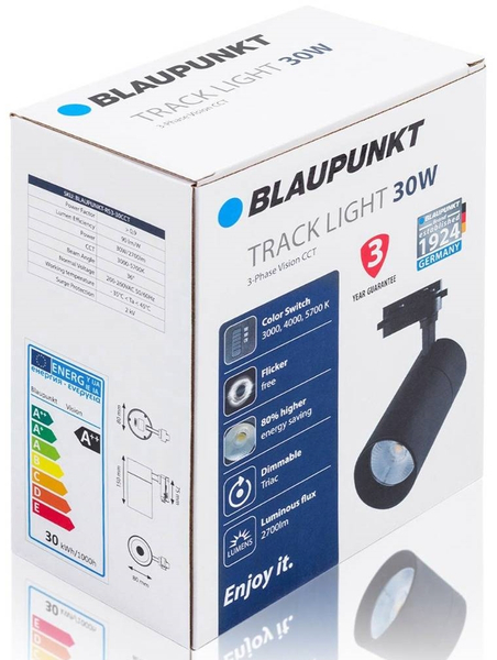 Reflektor LED z przełącznikiem Blaupunkt RS3-30CCT 30W czarny