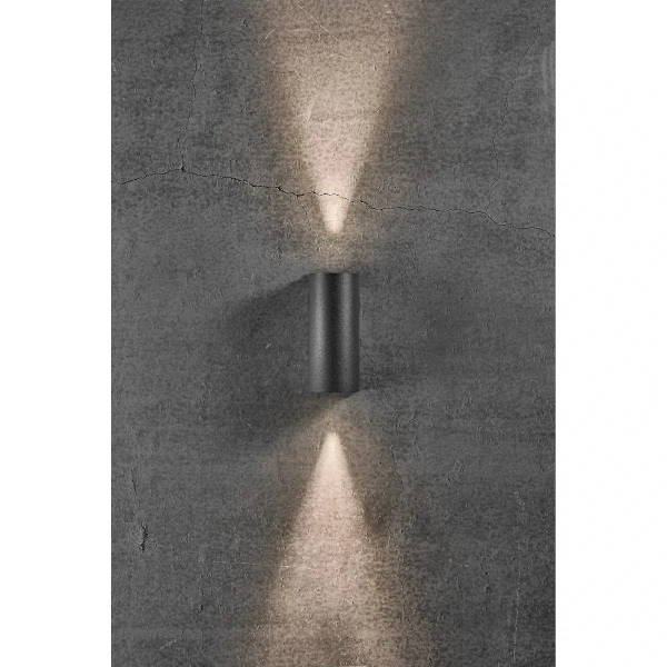 Elewacyjna lampa przed dom Asbol 84971003 LED 13,3W 3000K IP44 czarny