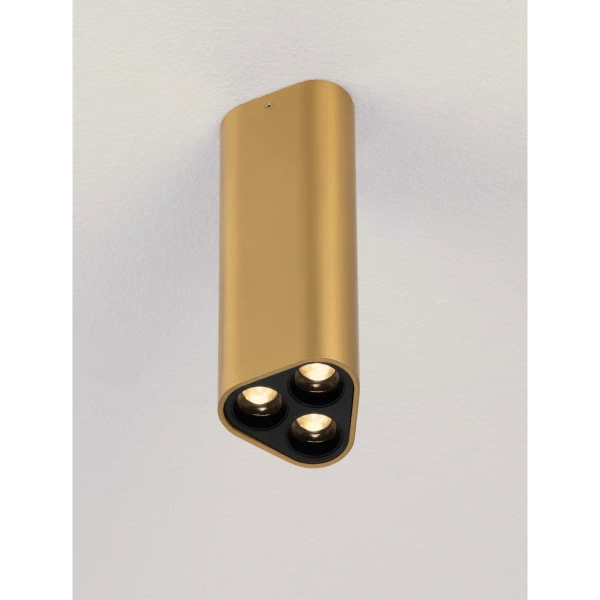 Sufitowa lampa tuba metalowa PARENZO LE45522 LED 6W 3000K złota