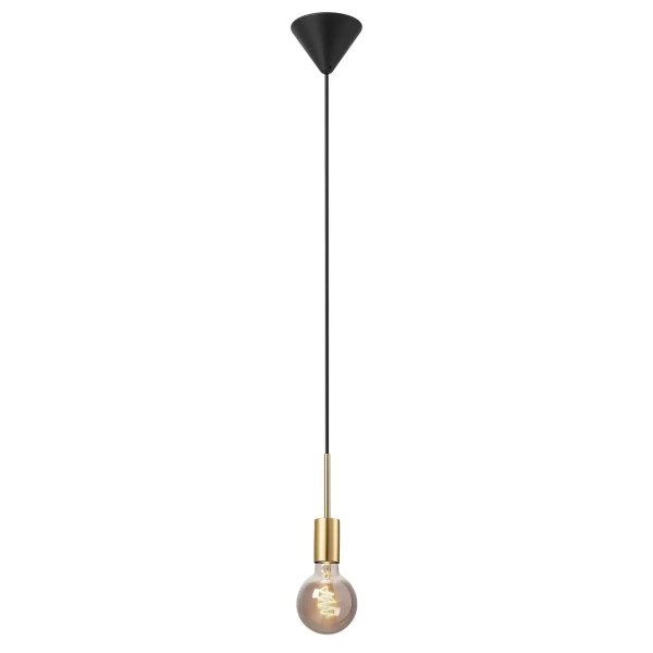 Wisząca lampa do sypialni Paco 2112053035 na kablu mosiądz