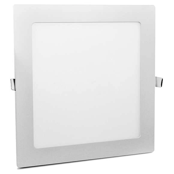 Wpust LAMPA sufitowa MARS 303523 Polux metalowa OPRAWA kwadratowa LED 18W 3000K do zabudowy biała