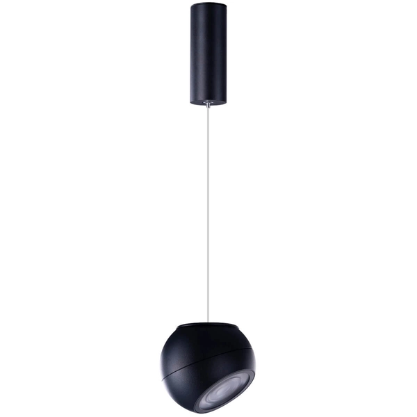 Wisząca lampa kulista Skye AZ4521 LED 12W 3000K ball do przedpokoju czarna