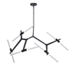Designerska lampa wisząca Sticks ST-1001-10 BLACK Step salonowa czarna