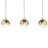 Wisząca lampa nad stół Lycia LYC0335 do kuchni szklane kule złoty