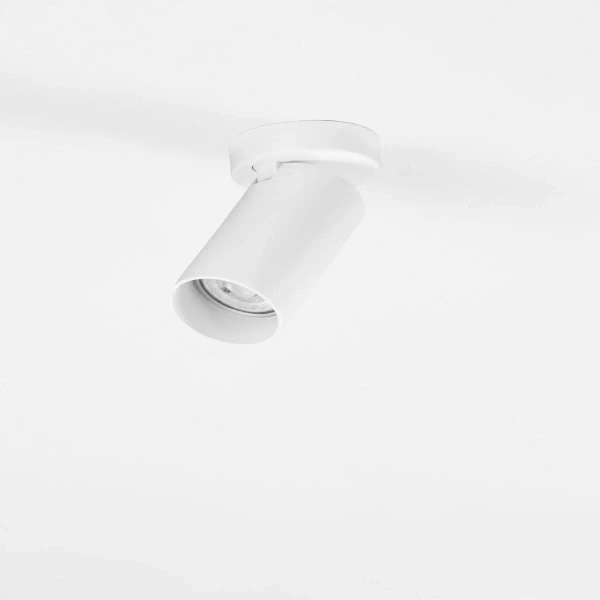 Regulowana lampa sufitowa CORENZO biała LE45648 1xGU10 tuba podłużna
