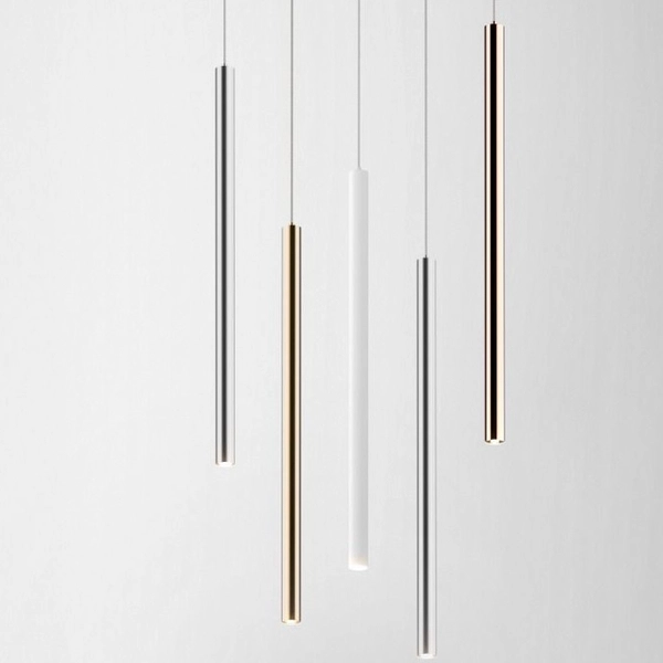 Jadalniana lampa wisząca LOYA P0461-01A-S8S8 LED 5W 3000K tuba biały