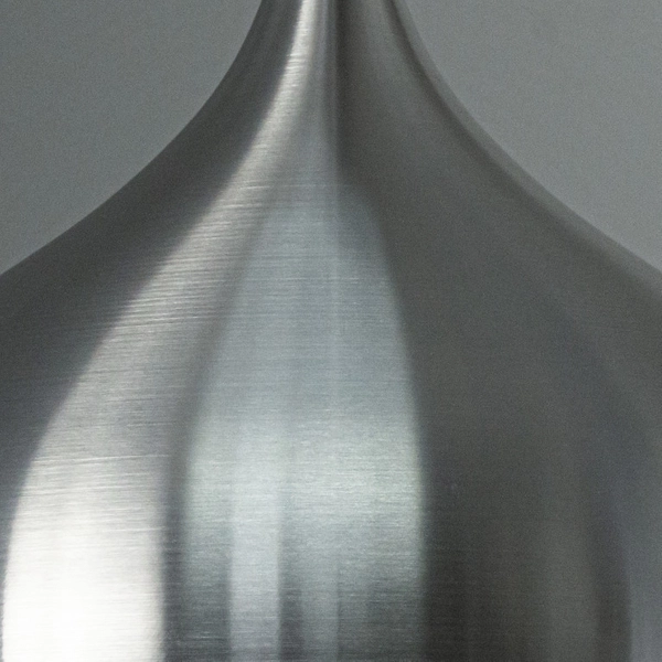 Industrialna LAMPA wisząca 8112/1-02 Elem loftowa OPRAWA metalowa kropla zwis aluminium