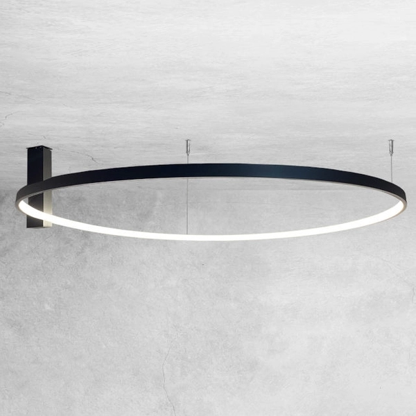 Sufitowa lampa okrągła Agari 1342 LED 54W 4000K do sypialni czarna