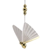 Lampa wisząca motyle Mariposa LP-1715/3P Light Prestige LED 24W 3000-6000K złoty przezroczysty