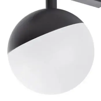 Lampa do szyn magnetycznych 10152 kula LED 8W 3000K czarna biała