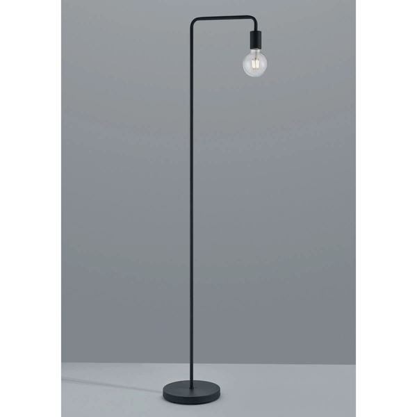 Podłogowa lampa DIALLO 408000132 Trio minimalistyczna metalowa czarny