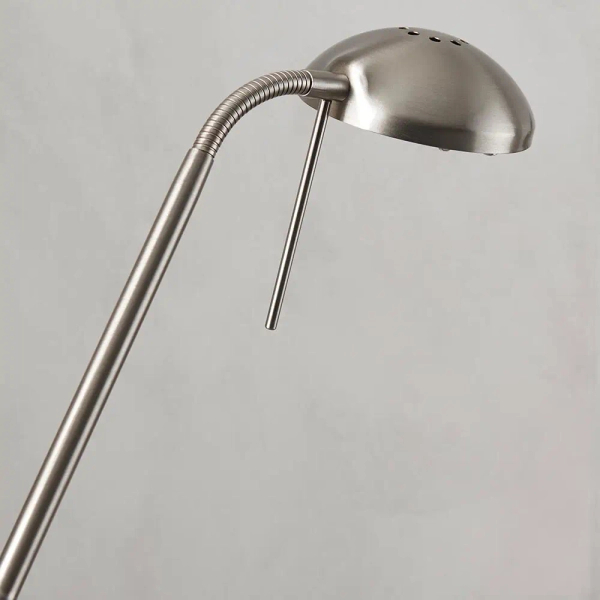 Podłogowa lampa do czytania Monaco MONACO-S.C. regulowana chrom
