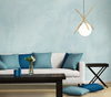 Loftowa LAMPA wisząca XENA P0403 Maxlight metalowa OPRAWA szklana kula zwis mosiądz biały