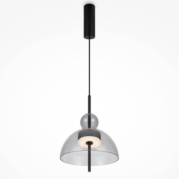 Lampa zwisająca Bangkok MOD185PL-L11B3K1 LED 12W 3000K czarny szary