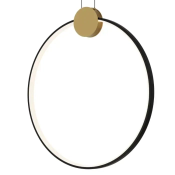 Pierścień zwisająca lampa 23095 LED 24W 3000K do kuchni czarny