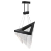 Lampa wisząca glamour Vivien QN-VIVIEN-P-L-BK LED 40W 3000K czarna