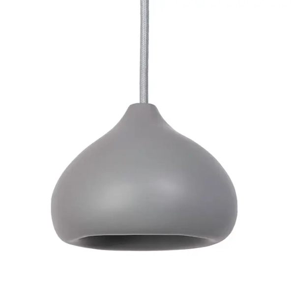 Lampa zwieszana do sypialni MAURO 41125 nowoczesna szary