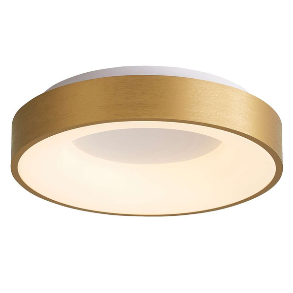 Plafon LAMPA sufitowa GIULIA 5304-840RC-GD-3 Italux okrągła OPRAWA metalowa LED 40W 3000K natynkowa złota