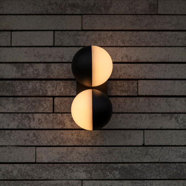 Podwójna lampa zewnętrzna LOOMA 5138003118 LED 7,8W 3000K IP54 biała szara