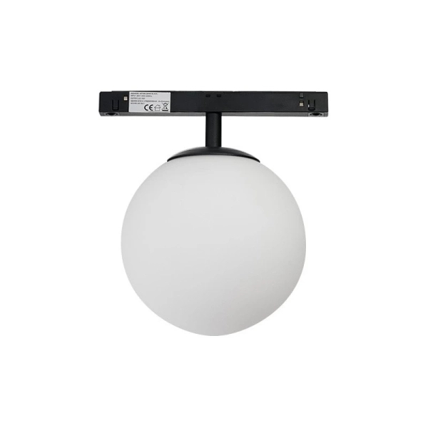 Jednoobwodowa sufitowa lampa ALFA czarna biała AZ7098 LED 10W 3000K kulista