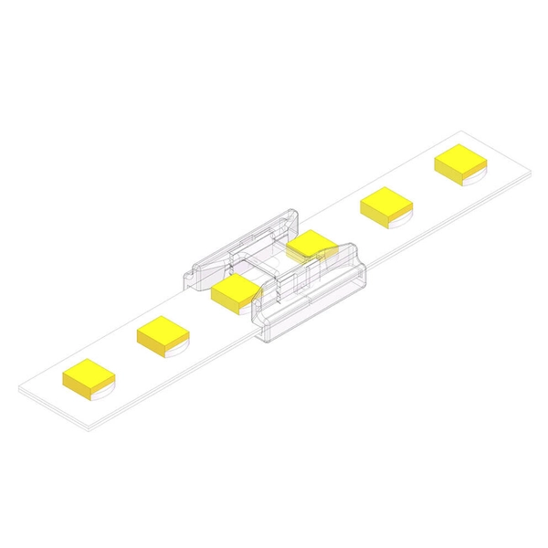 Prosta złączka zatrzaskowa EKPZ1215 przezroczysta