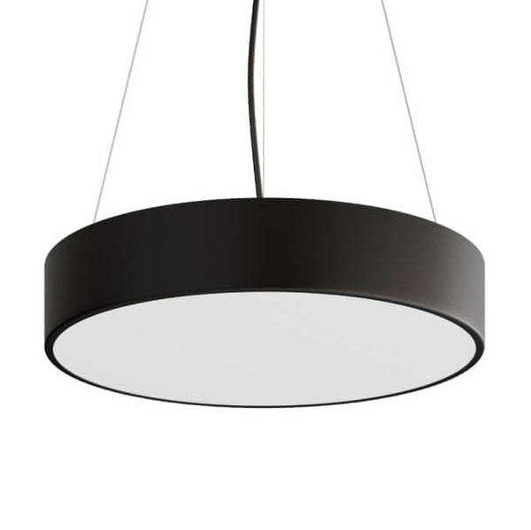Wisząca lampa okrągła Cleo 137623690241 Team jadalniana nad stół czarna