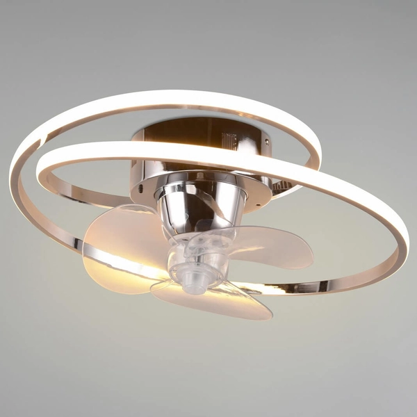 Lampa sufitowa Umea R67252106 LED 38W 2700-6500K z wentylatorem srebrna outlet