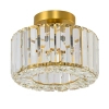 Kryształowa lampa sufitowa Vetro LP-2910/1C GD okrągła złoty