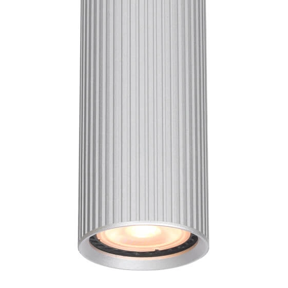 Nasufitowa lampa do gabinetu Rilok CLN-83920-M-ALU tuba metalowa srebrna