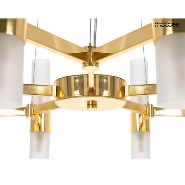Wisząca lampa dekoracyjna Tubs MSE1501100456 Moosee tuby do salonu złota