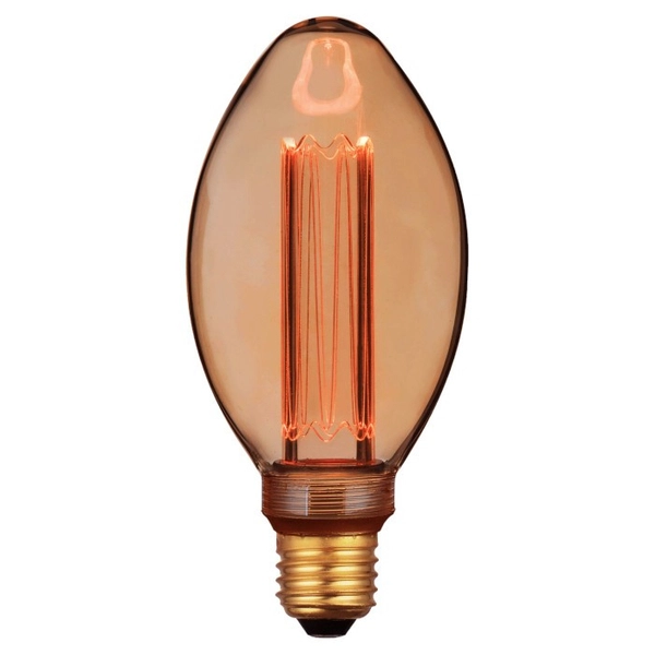 Świecznikowa żarówka dekoracyjna DecoVintage 317704 Polux B75 LED E27 płomykowa 4W 200lm 230V biała ciepła