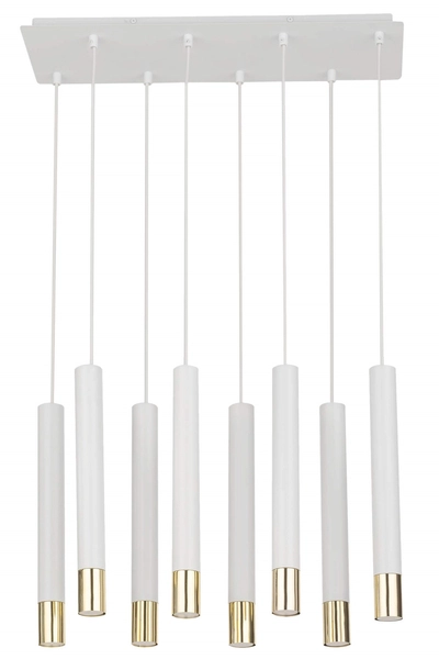 Pokojowa kaskada wisząca Sopel Grand 33391 nowoczesna biała złota