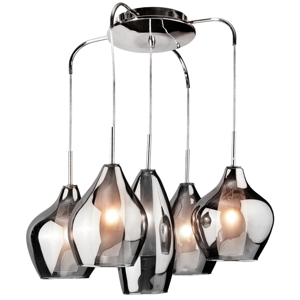 Lampa wisząca Amber Milano AZ0722 Azzardo do salonu chrom